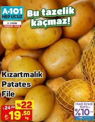 KIZARTMALIK PATATES FİLE fiyat ve kampanya bilgisi